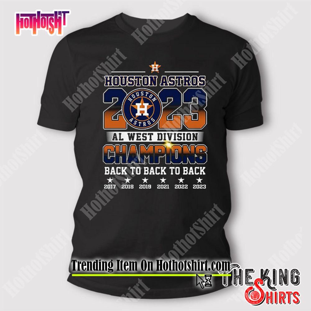 Astros Al West Champions 2023 T-shirt Sweatshirt - Bluecat