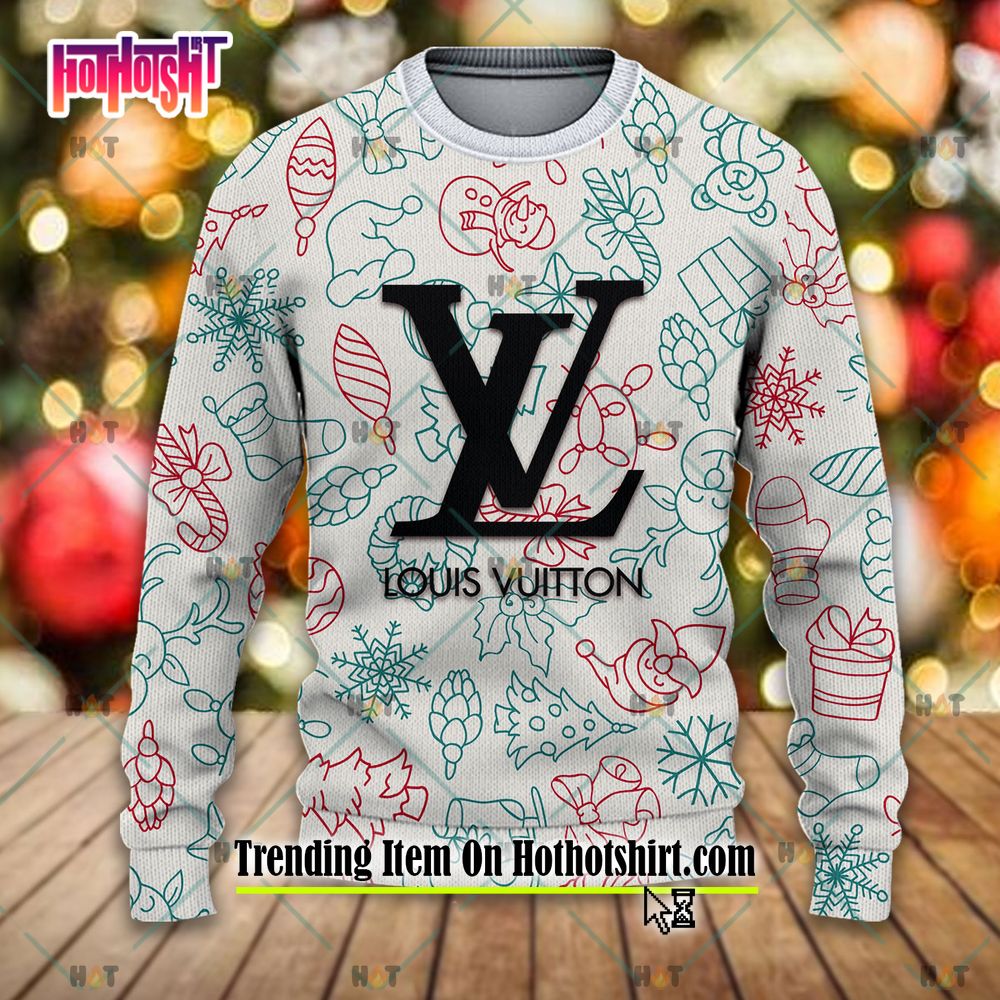Louis Vuitton New 3D Ugly Sweater - USALast