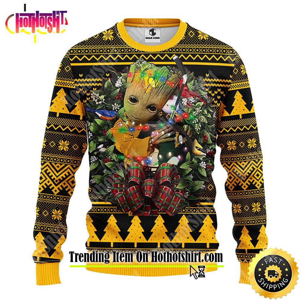 Nfl Washington Redskins Groot Hug Christmas Ugly Sweater