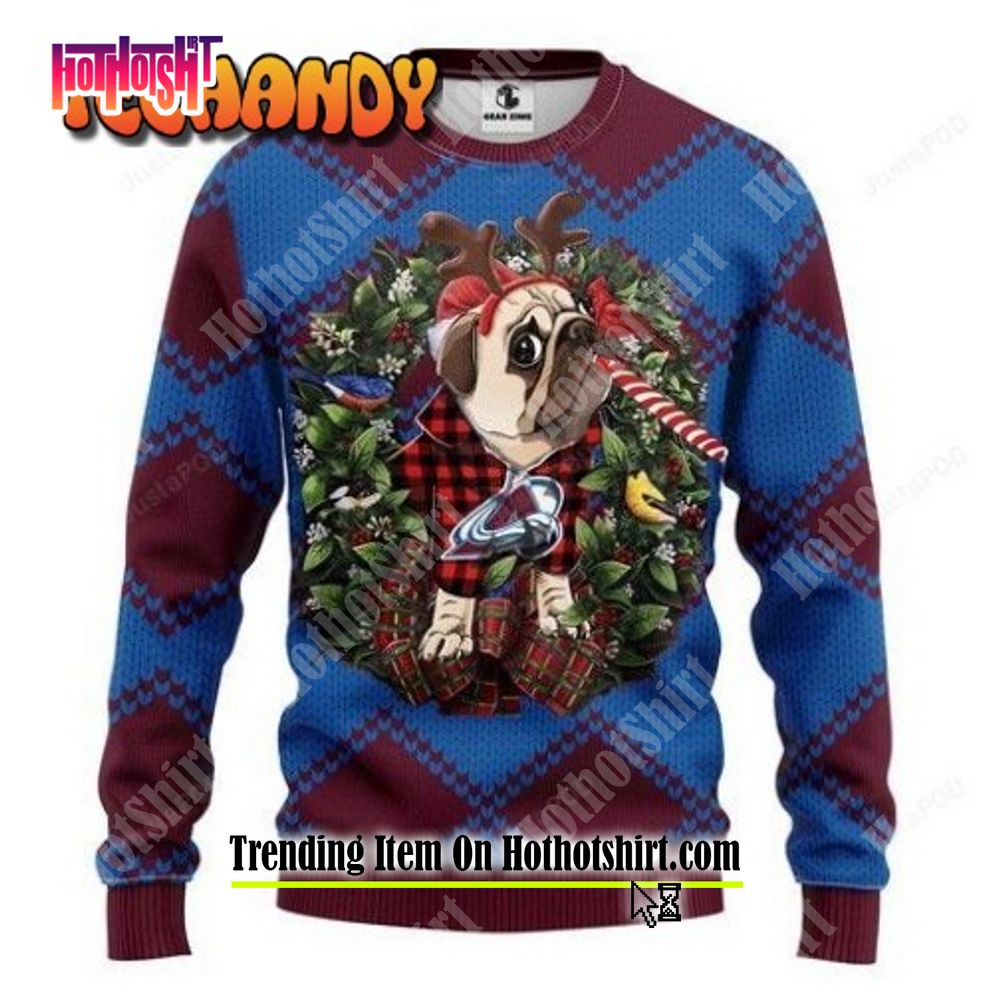 Colorado Avalanche Hockey Custom Ugly Christmas Sweater - EmonShop