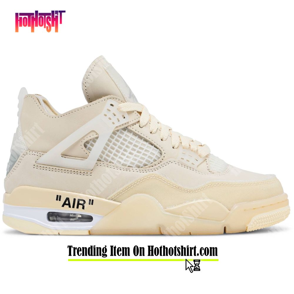 Air Jordan 4 Retro Off-White Sail - Sneakers CV9388-100