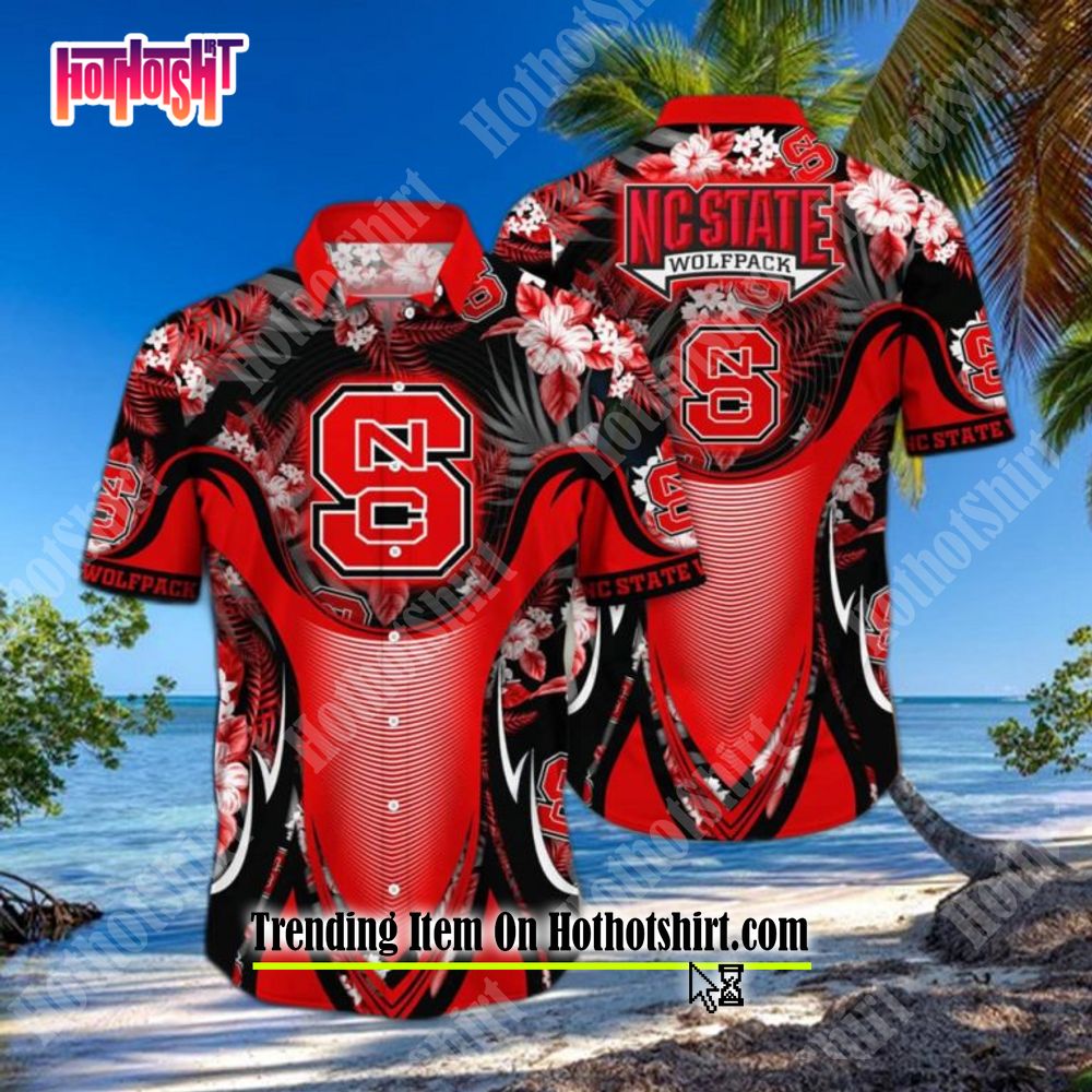 Summer Aloha NCAA NC State Wolfpack Hawaiian Shirt Pineapple Gift