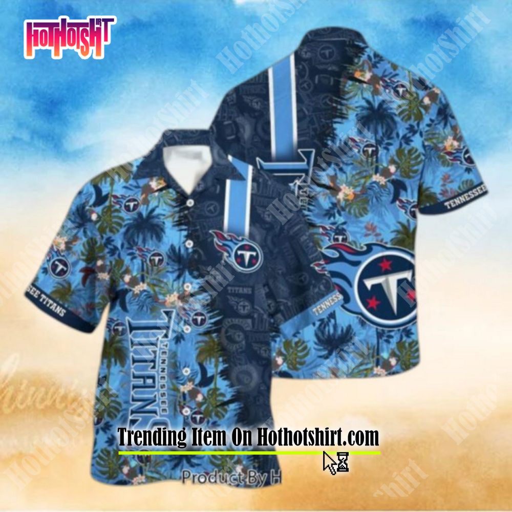 Tennessee Titans NFL Custom Name Mascot In Bronken Coconut Tropical  Hawaiian Shirt For Men And Women - Banantees