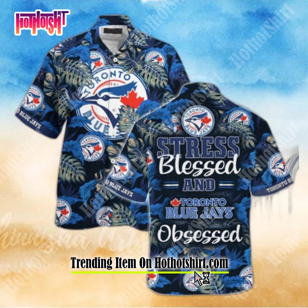 LIMITED] Texas Rangers MLB-Summer Hawaiian Shirt And Shorts, Stress Blessed  Obsessed For Fans