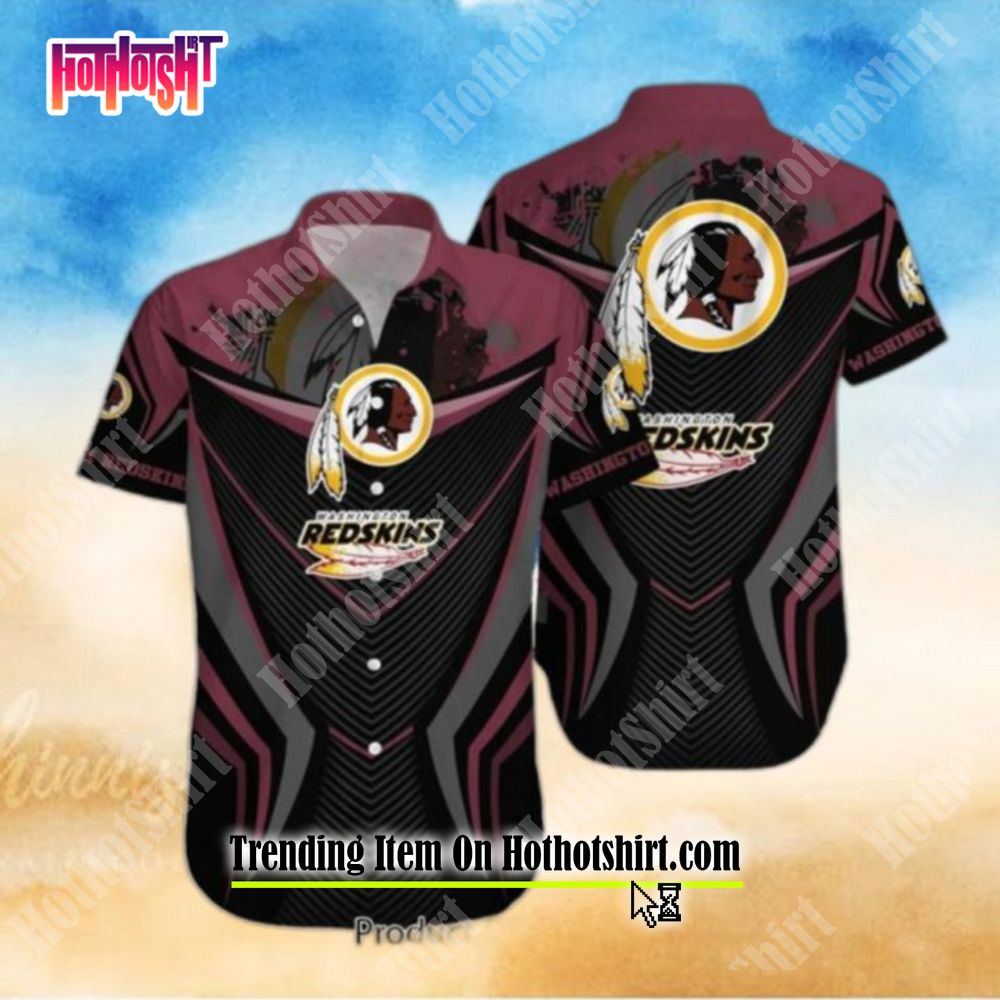 Washington Redskins NFL Hawaiian Shirt Summer Short Sleeve Button Down Shirt  Perfect Gift For Big Fans Hot Trend 2023 - teejeep