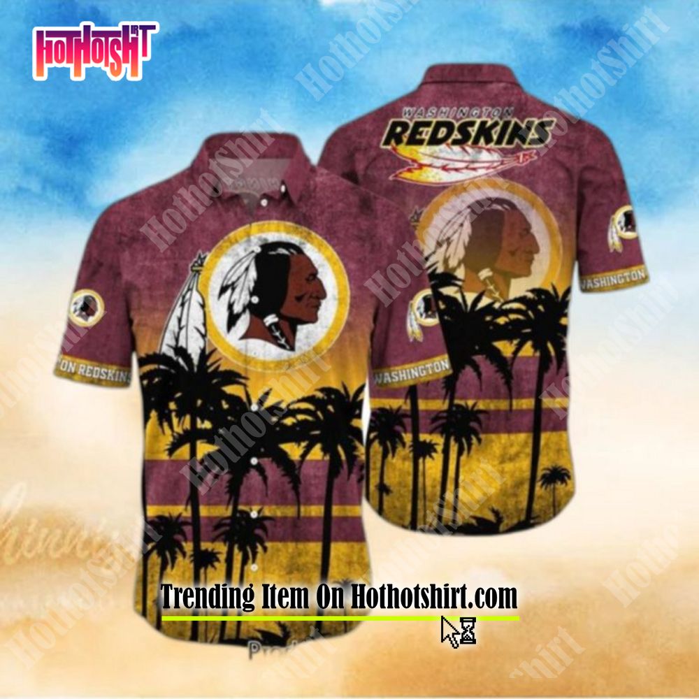 Washington Redskins NFL Hawaiian Shirt Custom Name Halloween Hot Trending  2023