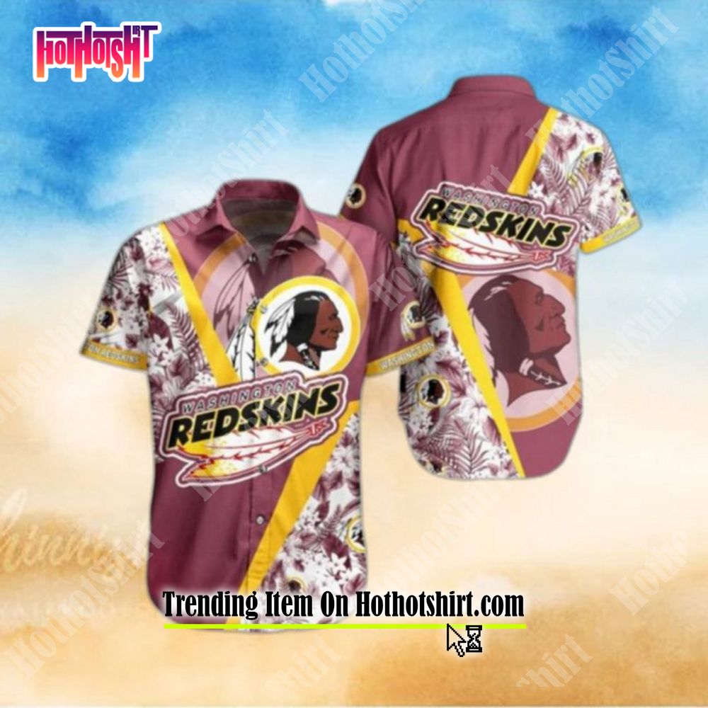 Washington Redskins NFL Hawaiian Shirt Summer Short Sleeve Button Down Shirt  Perfect Gift For Big Fans Hot Trend 2023 - teejeep