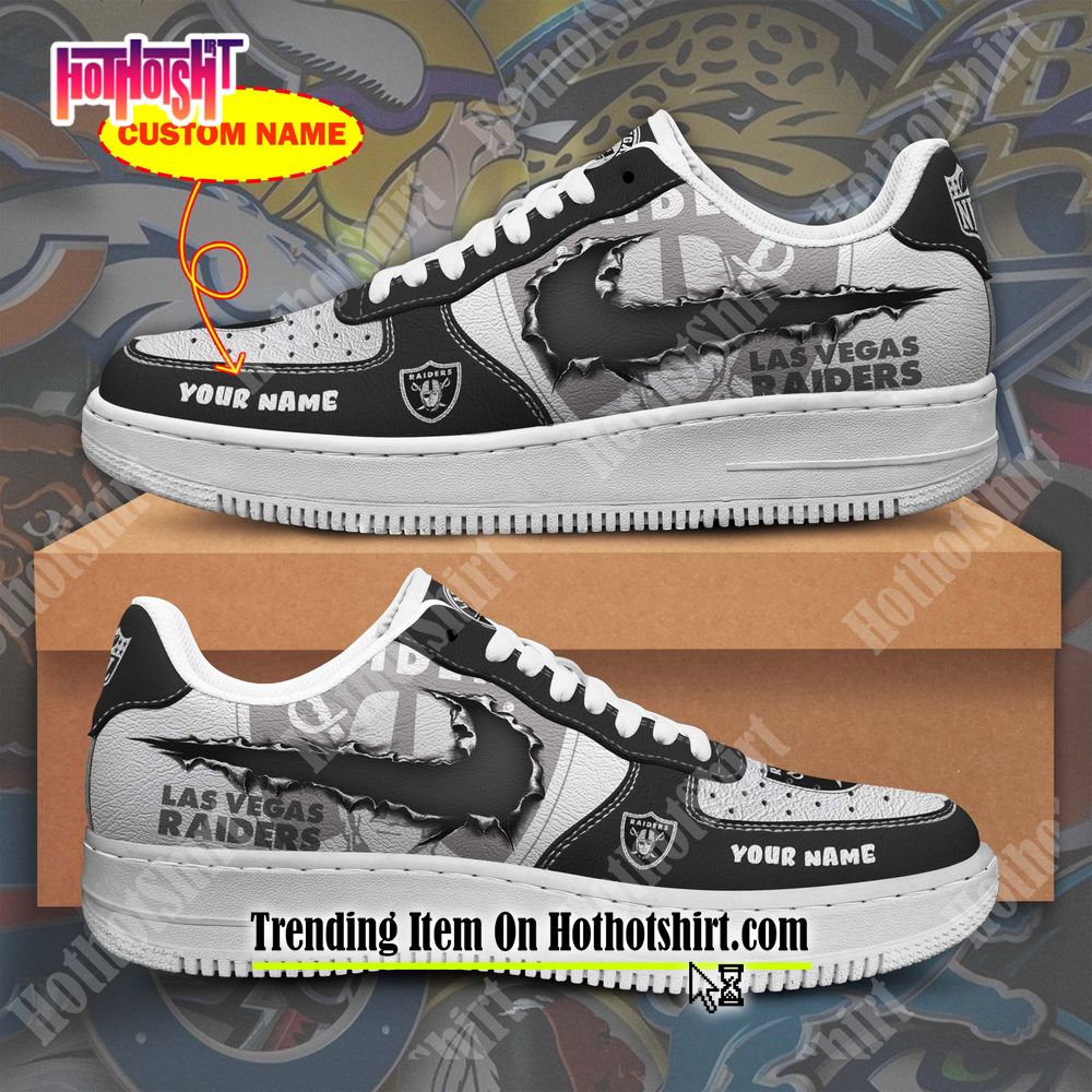 Las Vegas Raiders Sport Lover Best Gift Air Force Shoes For Fans