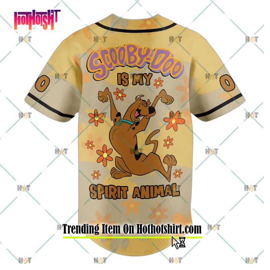 BEST Scooby Doo Is My Spirit Animal Custom Baseball Jersey