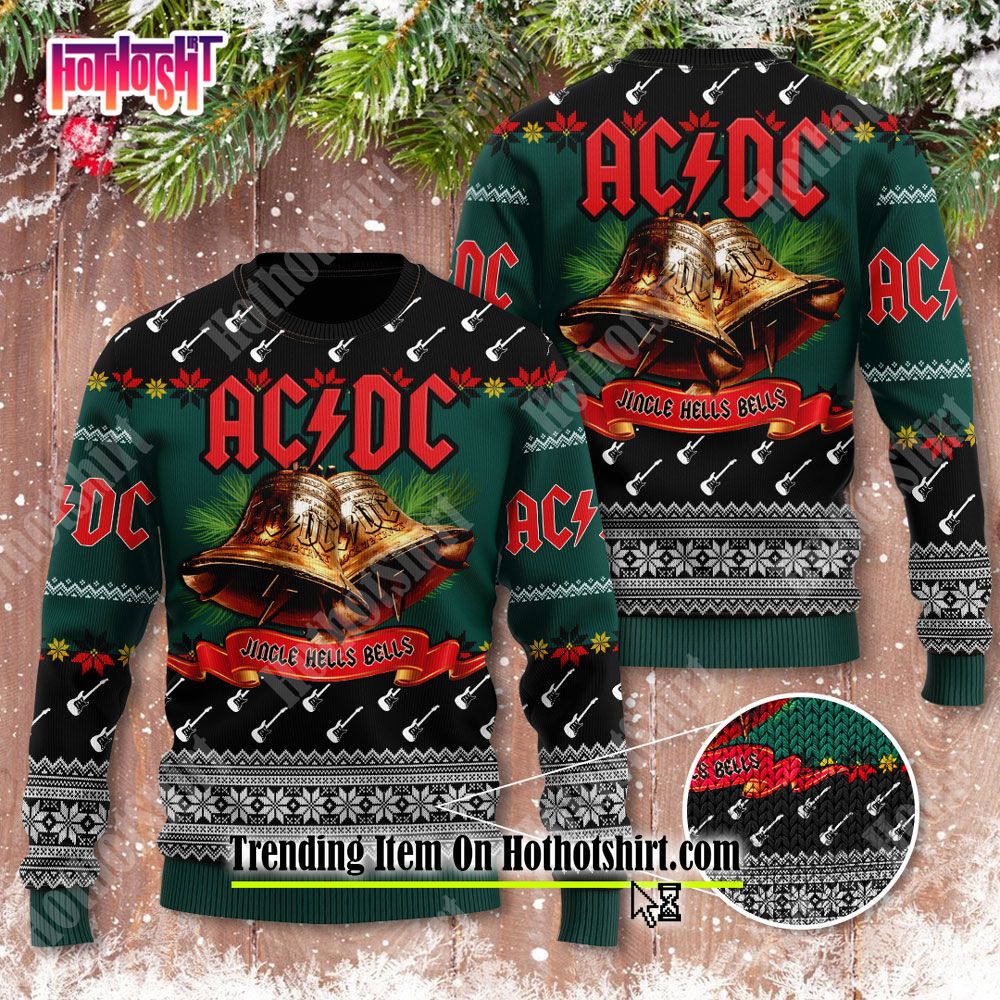 Ac dc sale christmas sweater