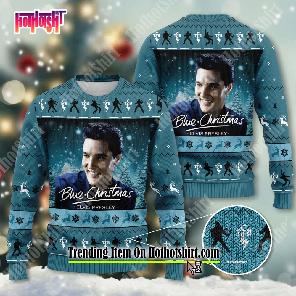 Elvis presley ugly christmas on sale sweater