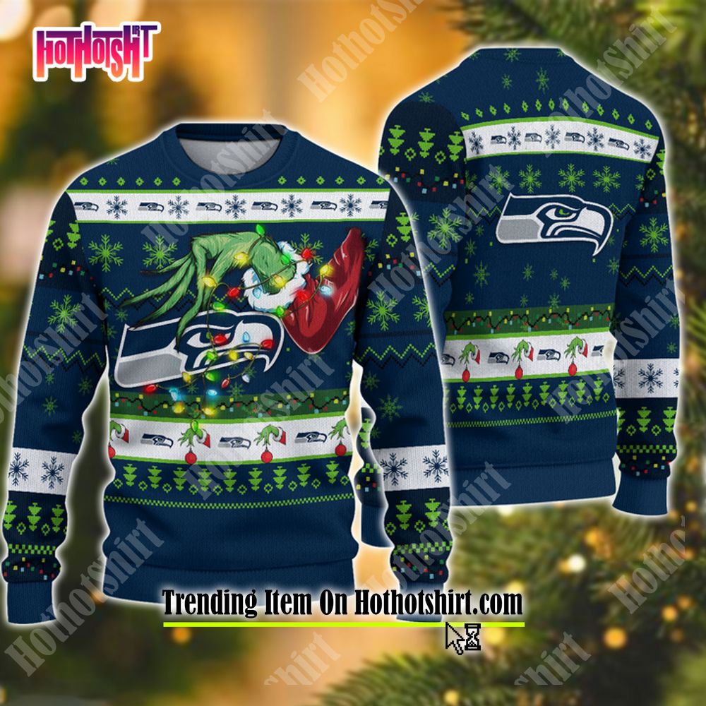 Seahawks 2024 christmas jumper