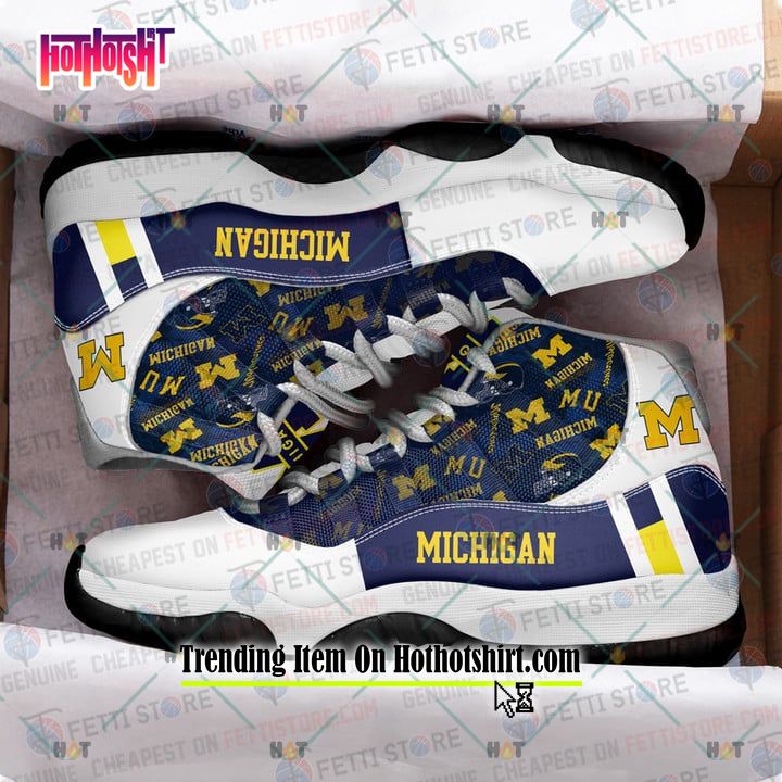 Michigan wolverines hot sale jordan shoes