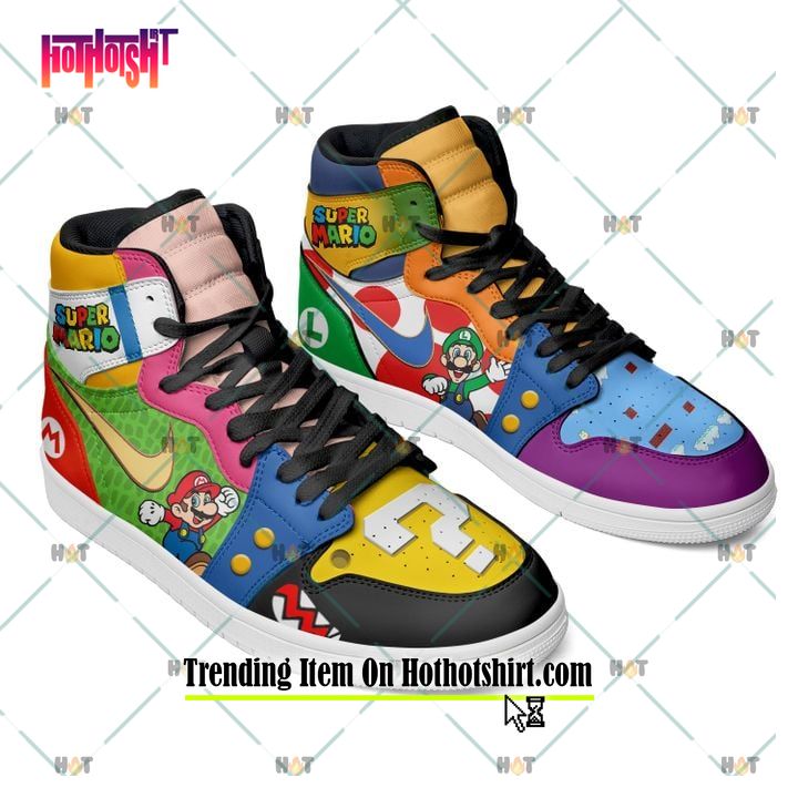 Custom super paper mario hotsell nike dunks