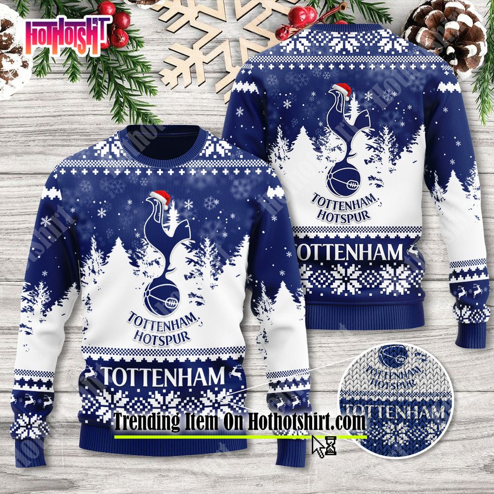 Tottenham Hotspur FC All Over Print Pullover Ugly Christmas