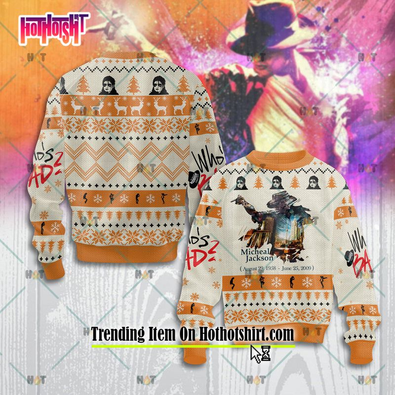 Michael jackson hot sale christmas sweater